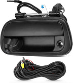 Tailgate Handle Backup Camera Fit for Toyota Tundra 2000-2006 Tailgate Reversing Rear View Park Assist Camera RCA Plug Replaces 819952028013