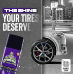 Cristal Products Untouchable Tire Shine Spray – Long-Lasting Wet Tire Finish for Deep Gloss & Protection – Waterproof Tire Shine, Easy Application, Premium Tire Cleaner Shine 8oz (4PK)