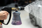Detail King MTM Hydro PF22.2 Professional Foam Cannon - 1.1MM Orifice - Green Chenille Wash Mitt