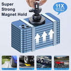 Car Vent Phone Mount - Magnetic Phone Holder for Car, Very Strong Magnet, Upgrade Twist Lock AC Mount, Compatible with MagSafe, iPhone, Galaxy, Pixel & Other Smartphones, 360 Adjustable
