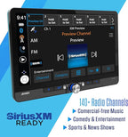 JENSEN J5CA12 11.6-inch Certified Apple CarPlay Android Auto Wired or Wireless | Maestro & Metra Axxess Ready | Single & Double DIN Car Stereo | SiriusXM Ready | Bluetooth | Front & Rear Camera Inputs
