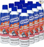 GUNK Brake Parts Cleaner – Non-Flammable Brake Cleaner Spray Can – Fast-Drying Formula for Pads, Rotors & Calipers, Removes Dust, Grease & Oil, Leaves No Residue – 19 oz (Case of 12)