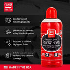 Griot's Garage Brilliant Finish Snow Foam, Foaming Car Wash Soap for Deep Cleaning and Glossy Shine, Use with Foam Cannons or Foaming Sprayers, 10848, 48oz