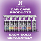 Hoosier Daddy 16oz Car Bug & Tar Remover - Fast-Acting Formula Dissolves Tough Bugs, Tar, & Sap - Easy Spray-On, Wipe-Off Solution for a Spotless Polished Finish + Air Freshener (5-Pack)