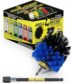 Aquatic Cleaning Supplies - Boat and Carpet Cleaner Brush - Boat Accessories for Cleaning - Scrubbing Drill Powered Brush - Boat Hull Cleaner - Pool Cleaning Set - Extended Reach Cleaning - Tank Brush