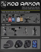 Mob Armor Heavy Duty Magnetic Phone Mount for Car - Universal Car Phone Holder for iPhone & Android, Strong Magnet for Off-Road & Commercial Vehicles, Cell Phone Car Accessories for Women & Men
