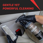 Maxshine Leather Cleaner 16 oz – Deep Cleaning Formula for Car Seats, Interior, and Upholstery, Safe on Natural & Synthetic Leather, Removes Dirt, Grime & Stains