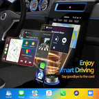 2-in-1 Wireless CarPlay Adapter for Apple iPhone & Android, Plug & Play, Auto Connection, No Latency, 2026 Upgarde Converts Wired Carplay Dongle to Wireless Car Play Adapter for iPhone iOS 10+