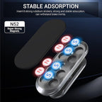 TT&C 2-Pack Magnetic Phone Mount for Car Dashboard - Super Strong N52 Cell Phone Holder (High-Bond Adhesive) - Compatible with Samsung Galaxy S25 S24 S23 Ultra, Pixel 9 & All Other Phones