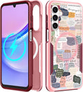 for Samsung Galaxy A14 5G Phone Case - Compatible with MagSafe Women Girls Cute Magnetic Protective Cover Girly Kawaii Unique Heavy Duty Shockproof Design for Samsung Galaxy A14 5G Cases