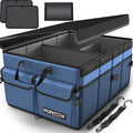 FORTEM Trunk Organizer For SUV Car Trunk Organizer, Foldable Storage, Car Accessories for Women Men, Collapsible Bag, Perfect Christmas Gifts, 600D Oxford, Non Slip Bottom, Straps, Soft Cover (65L)
