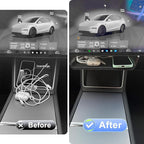 Under Screen Storage Organizer for Tesla Model 3 (2024-2026) & Model Y (2025-2026) – Center Console Tray for Highland & Juniper, Tesla Accessories