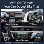 Wireless Carplay Adapter, Android Auto Adapter 2025 Carplay, Plug and Play, Convert Wired to Wireless Supports Car Original Control, Mini Car Play Box for Cars