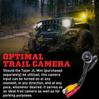 Z Automotive Z_JT_CAM JT Front Camera fits 2020 2023 Gladiator Wrangler - Grille-Mounted - Standard Definition - Easy to Install - Perfect for Trails & Parking