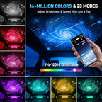 Twinkle Starlight Headliner Kit, 1000PCS 0.03in/13.5ft, 32W RGBW Twinkle & Meteor Dual-Engine 200 Shooting Stars, Music Mode APP/Remote Control Star Effect, for Truck/SUV/Home/Party