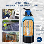 H&G lifestyles Spotless Water System for Car Wash, with By-Pass Valve, Water Deionizer for Car Washing, Spot-Free Deionized Water,Portable Design 3/4 GHT Brass Fittings