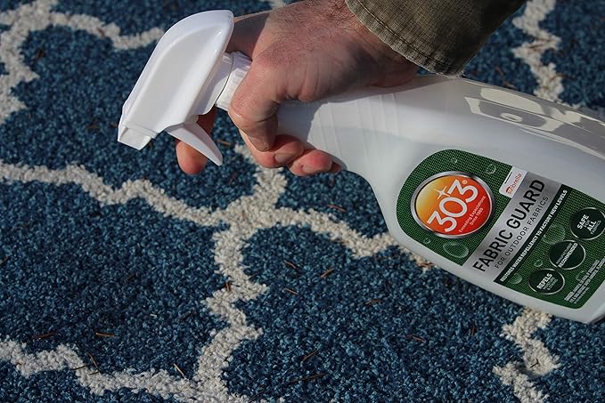 303 Products Fabric Guard – Water Repellent & Stain Shielding Fabric Spray, Safe for All Outdoor Upholstery, Easy to Use, Manufacturer Recommended, 1 Gallon, White