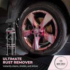 Magic Shield Iron Remover Spray for Cars 16oz - pH-Neutral Iron and Fallout Remover for Car, Motorcycle, RV & Boat | 5-Minute Reaction, Effective on Wheels & Paint | All-In-One Solution