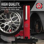 Adam's Polishes Rolling Wheel Detailing Stand - Wheel & Tire Car Detailing Roller for Cleaning, Ceramic Coating, Applying Tire Shine & Car Wheel Wash | Garage Accessory for Detailers