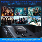Ai Magic Box for Streaming Netflix/YouTube/TikTok, Wireless CarPlay Adapter Dongle Support TF Card for OEM Wired Car Play & Android Auto Cars