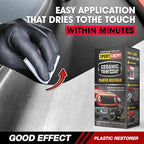 XPERTCHEMY Ceramic Trim Coat Kit, Plastic Restorer for Cars Ceramic Coating Wipes to Lasting Over 230 Washes,The Ceramic Coating Helps Improve Optical Clarity On Clear Car Plastic