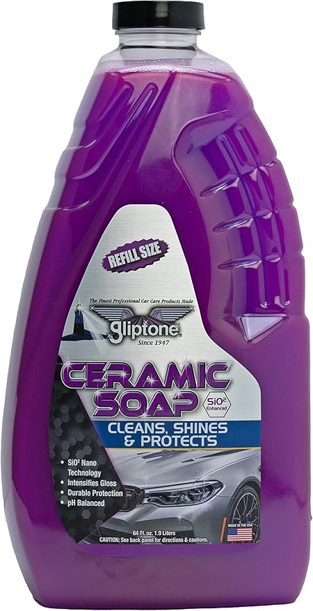 Gliptone Ceramic Soap, Cleans, Shines & Protects (64 Fl Oz)