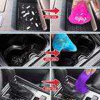 YOPINSAND Car Cleaning Gel, 4 Pack Car Cleaning Putty, Universal Auto Deatiling Tools, Reusable Interior Cleaner for Car Keyboard Air Vent, Car Slime Cleaner Dust Cleaning Gel