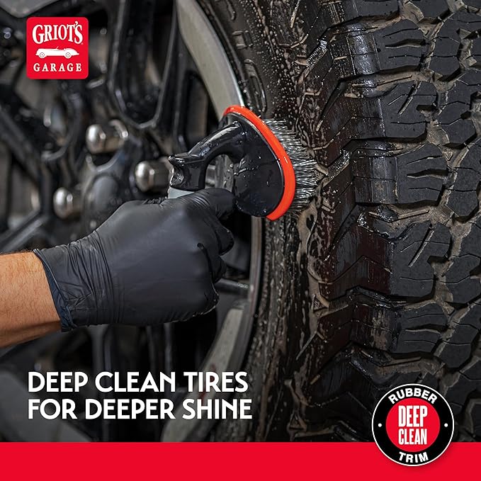 Griot's Garage Rubber Cleaner for Car Cleaning and Detailing, Works on Tires, Trims, and Moldings 11137, One Gallon