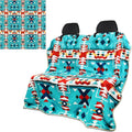 Lonfliness Car Seat Cover Towel Non Slip Back Seat Car Seat Towel Athletic Running Towel Washable Seat Cover for Gym Workout Sweat Outdoor Sport Beach Hiking Yoga (Navajo Tribal)