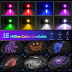 Car Starlight Headliner Kit, Twinkle & Sound Activated RGBW 16W 600pcs*0.02in*9.8ft Fiber Optic Starlight Kit with APP& Remote Controlled, Star Lights for Ceiling Car Roof/Home Decor