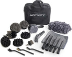 21-Piece Car Detailing Kit, Drill Brush Attachment Set for Car Cleaning, Auto Detail Brushes, Wheel & Tire Brush, Ideal for Interior and Exterior Cleaning – Drill Not Included