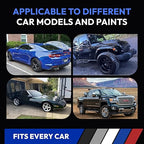 2026 New Upgraded Car Scratch Remover, Scratch and Swirl Remover for Vehicles Blemishes, Non-Toxic Car Paint Scratch Repair, Polishing & Waxing Kits with Buffer Pad, Microfiber Towel (1)