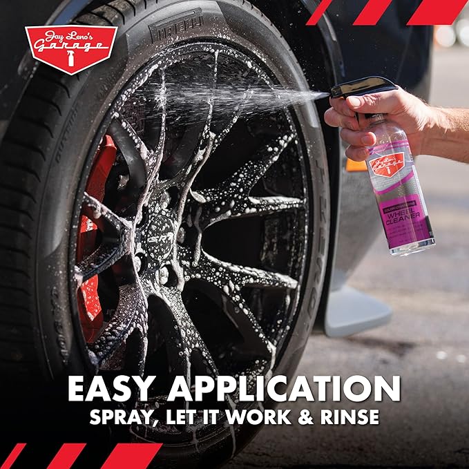 Jay Leno's Garage Wheel Cleaner Spray – Brake Cleaner and Heavy Duty Brake Dust Remover (Pack of 2) (16 oz (Pack of 2))