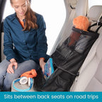 High Road Car Storage and Organization Caddy - SUV Trunk Organizer, Passenger Seat Organizer or Back Seat Storage Caddy With 3 Easy-View Mesh Bins