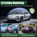 4 Channel Dash Cam,360° All-Around View Front Rear Left Right Inside Car Camera,3" IPS Screen,4-Way Dash Cam with 24H Parking Mode,Built-in GPS,8 IR Night Vision,G-Sensor,Free TF Card Included