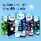 Febreze Car Air Freshener Vent Clip Laundry Fresh Scent, .07 oz. Car Vent Clip, Pack of 4
