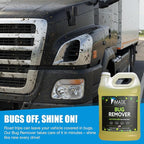 Image Wash Products Bug Remover Biodegradable Bug Cleaner for Cars Trucks, RVs & Semi-Trucks Safe for Polished Aluminum & Chrome, Eco-Friendly, Ready-to-Use Formula – Best Car Wash Bug Remover.