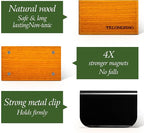 Car Air Freshener-Wood Air Freshener-Car Odor Eliminator-car scent-Long Lasting Scent-Variety Scent Refill（Teak-Amber-Grove）3pcs- Metal Clip 1pcs