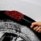 Metal-Free Wheel Brushes(3 Pack), Wheel Brush, Soft, Dense Fibers Clean Car Rim Wheels Safely…