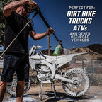 Slick Products Total Off-Road Wash Super Concentrate – Thick Foaming Car Wash Soap with Hybrid-Ceramic Formula for Dirt Bikes ATV UTV Trucks Jeeps and More – Foam Cannon Ready – 128 oz