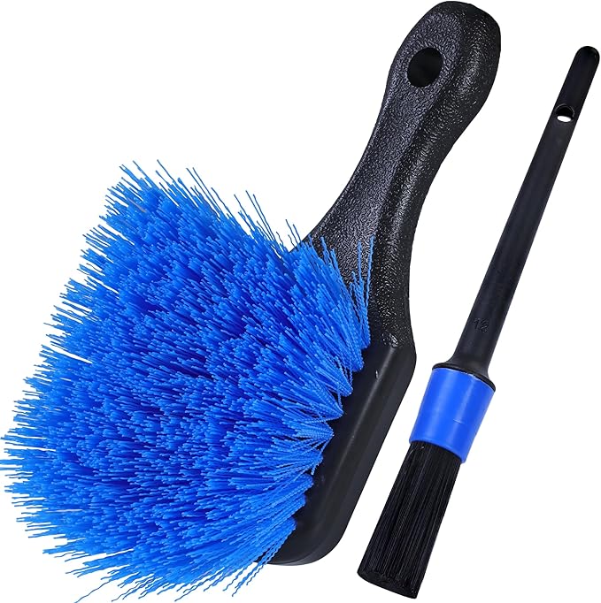 TAKAVU Wheel Tire Brush (Stiff Bristle)