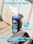 Car Cleaner Interior, Leather Cleaner Upholstery Interior Ceaning Kit Carpet Dashboard Shiny Car Stuff for Vinyl,Plastic,Fabric,Carpet & More,Ocean Scent