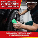 DURA-COATING TECHNOLOGY, Dressing Total Tire Kit - Single Size Car Kit - Tire Dressing, Cleaning and Restoration Kit for Cars - High Gloss Coating to Renew and Protect Your Tires - Made in USA