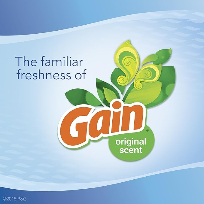 Febreze Car Vent Clip Air Freshener, Gain Original, 0.037 Pound