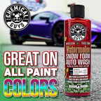 Chemical Guys CWS20864M Car Wash Starter Bundle - Watermelon Snow Foam Car Wash Soap, 64 oz (Half Gallon) Watermelon Scent + Chenille Wash Mitt (2 Items) Works on Cars, Trucks, SUVs, RVs & More