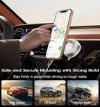 REOKILY Strong Magnetic Car Phone Holder for MagSafe Ultra Vacuum Suction Cup Phone Mount 360° Cell Phone Holders for Your Car Accessories for iPhone 16 15 14 13 12 Android