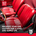 Griot's Garage Leather Care Spray, Car Seat Cleaner and Conditioner for Upholstery, Furniture, Clothing, and More, 11055, One Gallon