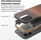 pitaka for iPhone 16 Pro Max Case Compatible with MagSafe, Shockproof Case iPhone 16 Pro Max, 1500D Aramid Fiber and TPU Combined [Military Grade Protective Case-Sunset] | Shockproof Case, 1500D Aramid Fiber, TPU Combined