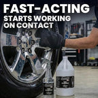 LANE'S New Aluminum Car Wheel Cleaner | Acid Rim Cleaner and Brightener | Brake Dust, Oxidation & Rust Remover for Motorcycles, Cars, Trucks | Shines & Eliminates Hard Scrubbing | 1 Gallon, 2 Pack