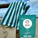 QUIVR “Not a Beach Towel” – Premium Microfiber Car Drying Towel – 1080 GSM, Edgeless, Ultra Absorbent & Scratch-Free – 31"×28" Auto Detailing Towel – Made in Korea